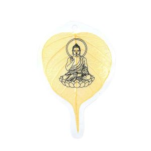 Lá Bồ Đề Tâm Phật Dát Vàng đem lại Tài Lộc, Phú Quý, May Mắn